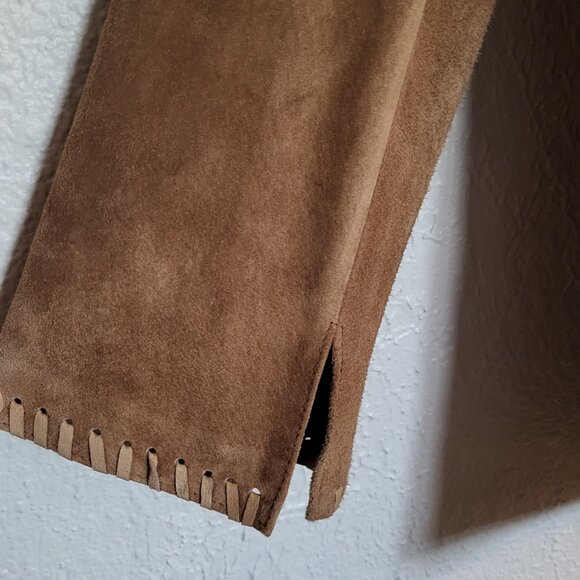 Vintage Suede Jacket with Floral Embroidery - Picture 8 of 10